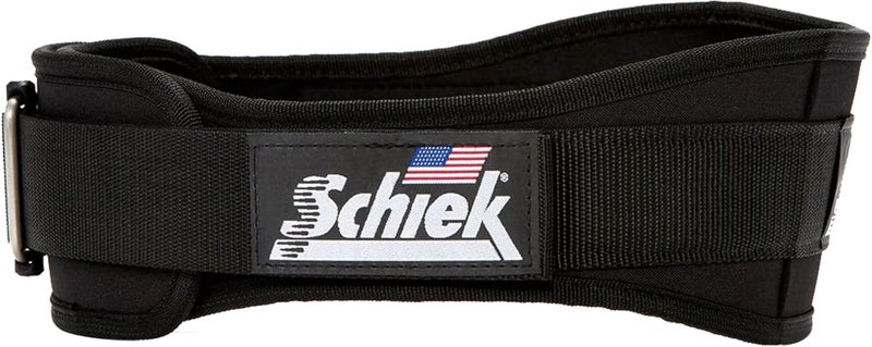 Schiek Sports Model 2004 Nylon 4 3/4" Weight Lifting Belt - Black - Image 1